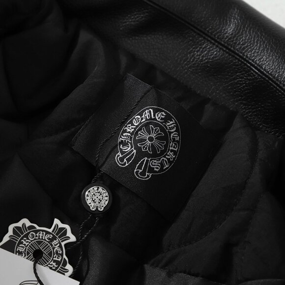 Chrome Hearts Dark Style Cross Embroidery Quilted Cotton Jacket - Picture 8 of 11